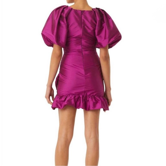 NEW MISA LOS ANGELES Sybil Dress in Magenta | X-Small - Picture 3 of 7